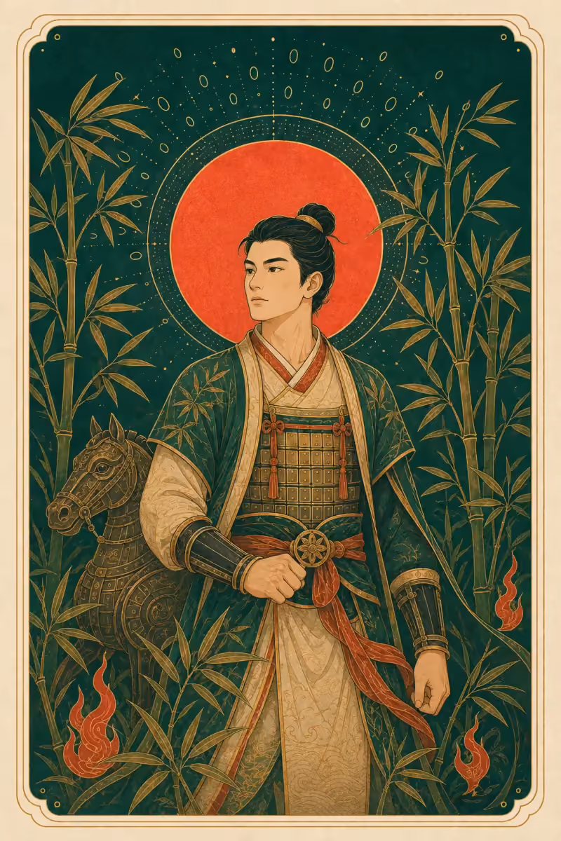 Tranh chân dung Thánh Gióng